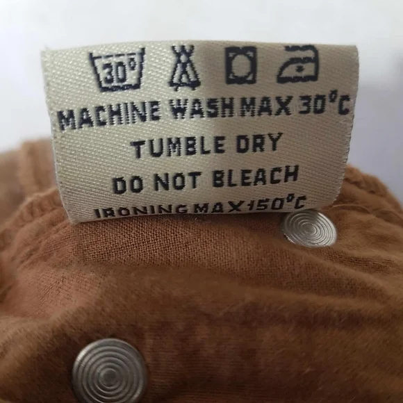 Max Studio Lace Up Brown Corduroy Pants Midrise Bootcut Flare - Picture 11 of 12